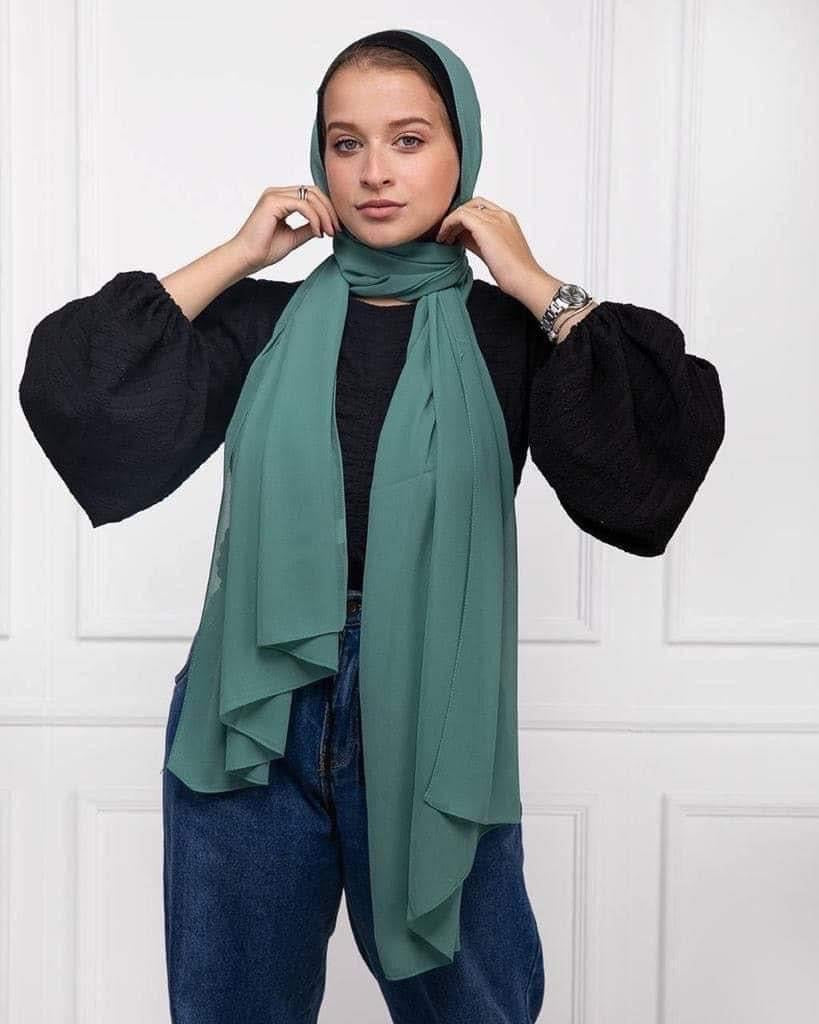 Essential Plain Chiffon Hijab
