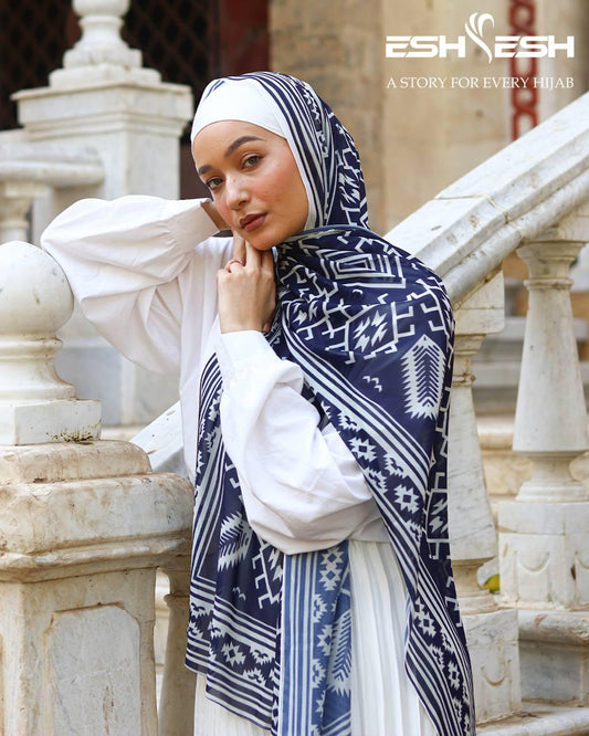 Printed Chiffon Scarf