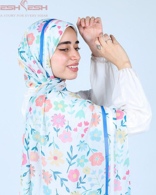 Printed Chiffon Scarf