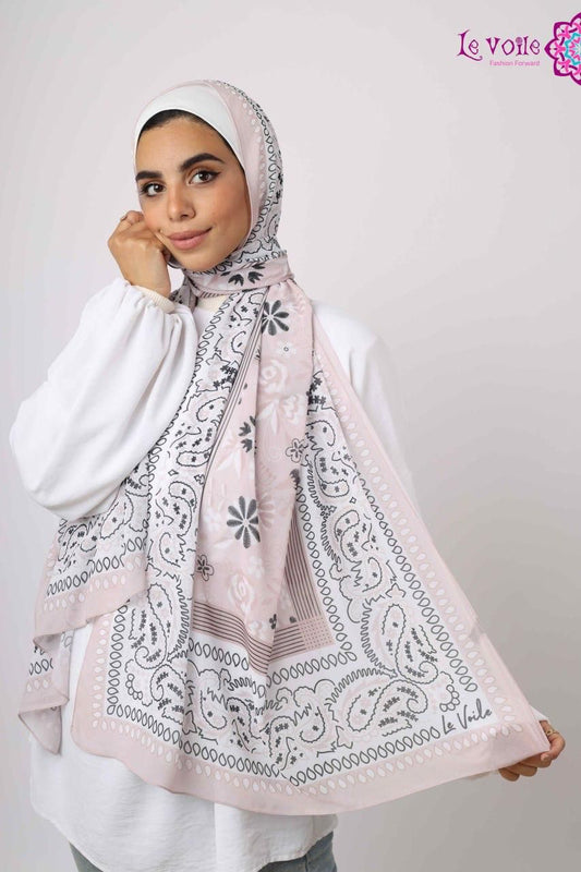 Printed Chiffon Scarf