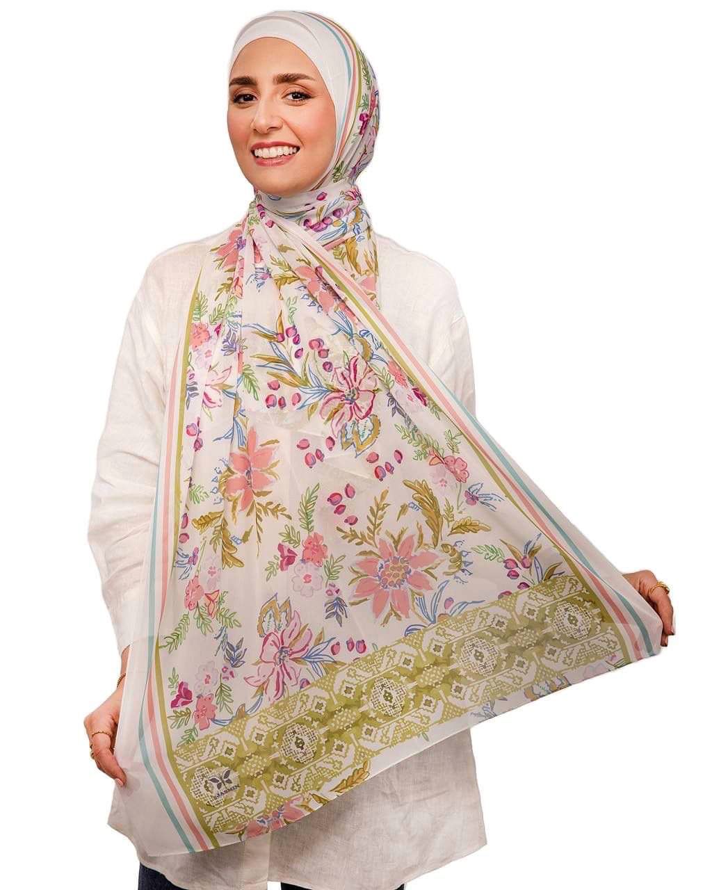 Printed Chiffon Scarf