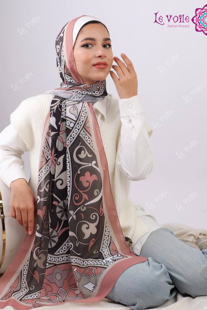 Printed Chiffon Scarf