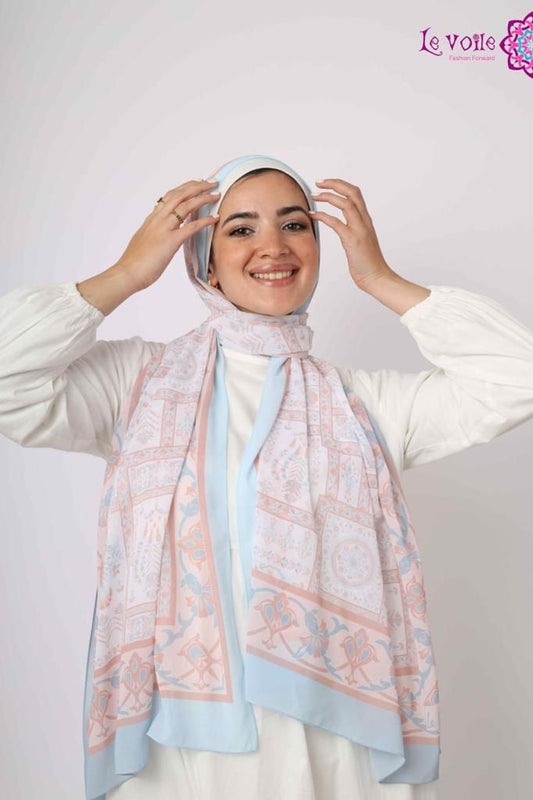 Printed Chiffon Scarf