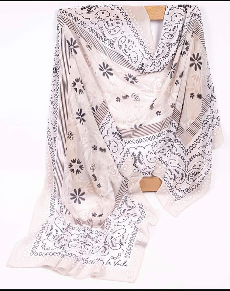 Printed Chiffon Scarf